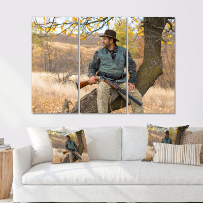Hunter S Pursuit - Hunting & Fishing Wall Art Print Set