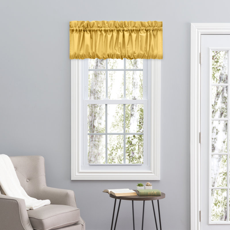 Ellis Balloon Window Valance, Yellow
