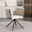 31cm H Tufted Velvet Upholstered Metal Armchair-352993281-347709928