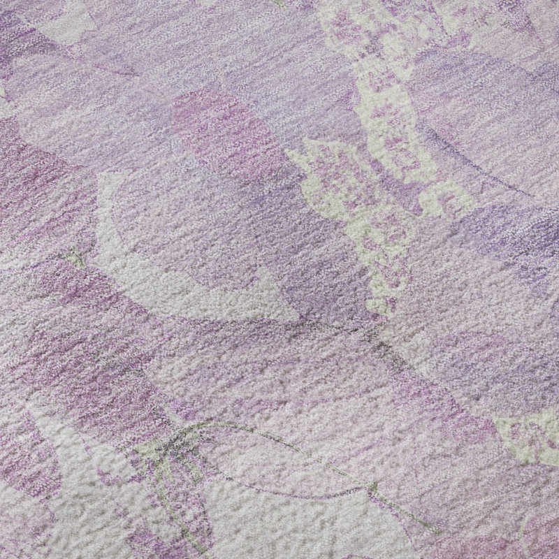 Premium Machine Washable Elize AMF1506 Floral Rug, Rectangle 2'6" x 3'10"