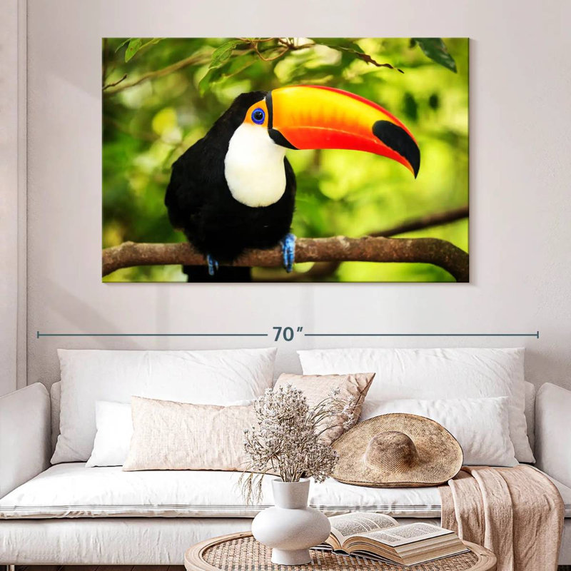 Brampt Toco Toucan, 34" H x 51" W
