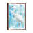 Classic Brown Wood Framed Canvas