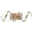 Senduk Scribble Modern Metal Integrated LED Vanity Light Sconce-109145237