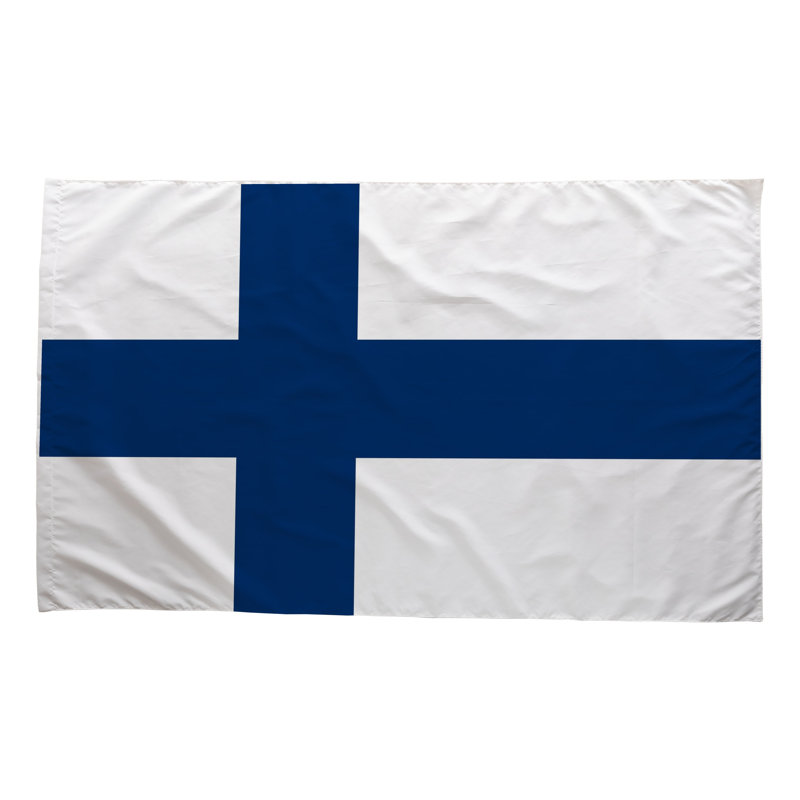 Drapeau finlandais - Drapeau extérieur, 36" H x 60"  W