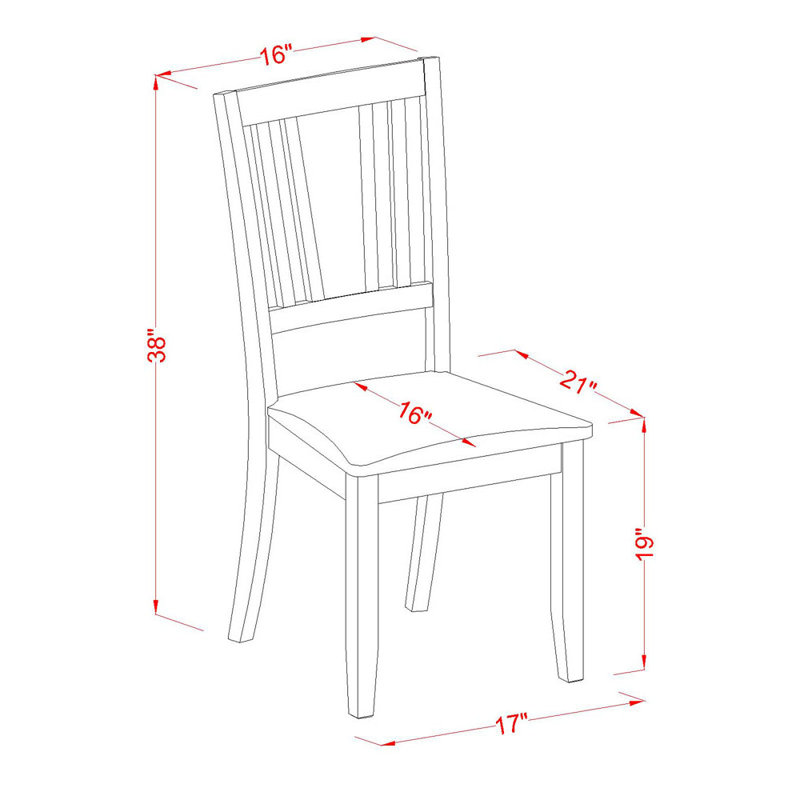 Ensemble de table de salle à manger 3 pièces comprenant une table ronde avec piédestal et 2 chaises en similicuir, acajou