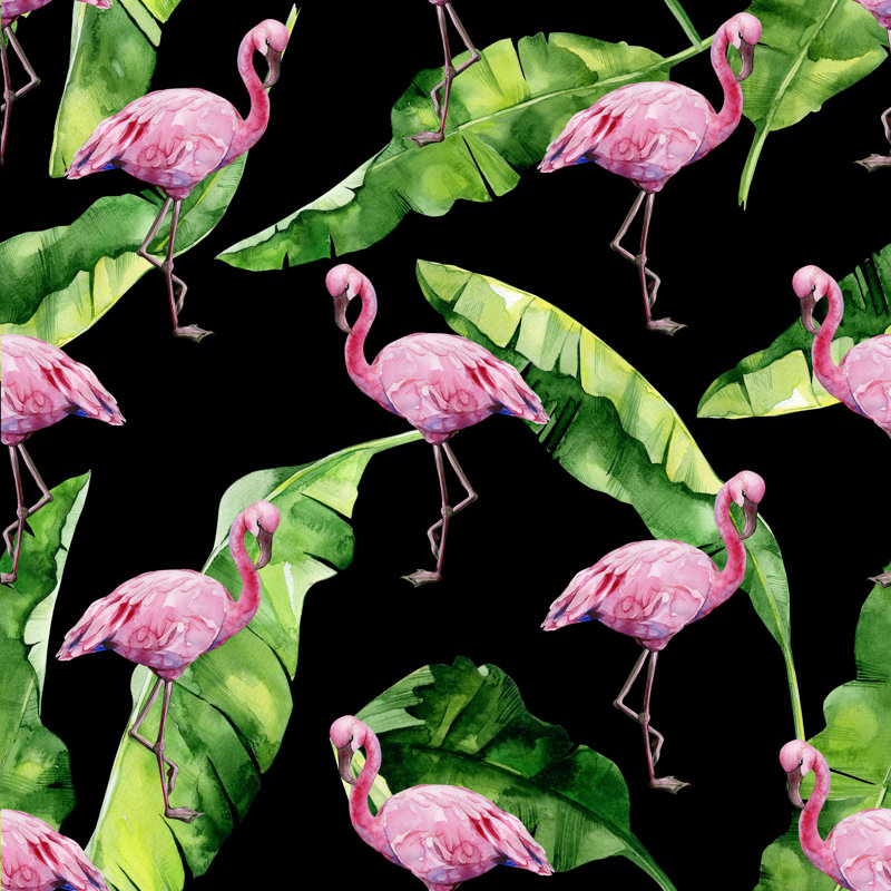Tropical Leaves, Dense Jungle. - Wrapped Canvas Print, 30cm H x 30cm W x 3.8cm D