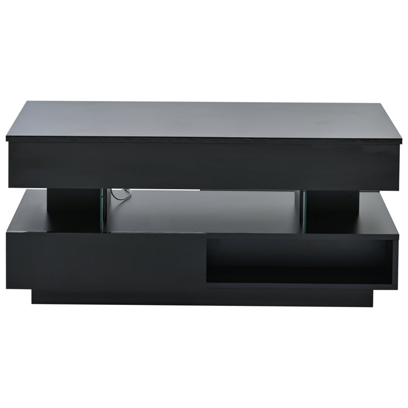 Table basse à plateau relevable 39,3 po avec compartiment caché