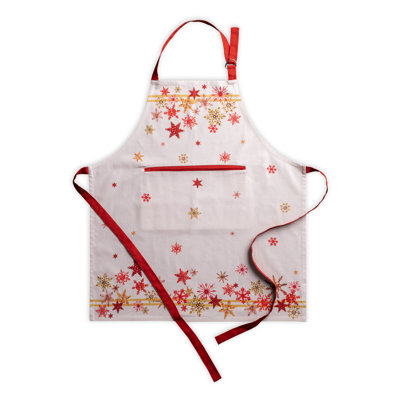 Maison d'Hermine  Crystal Star 100% Cotton Apron - 27.5" x 31.5"