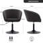 Velvet Swivel Barrel Chair-2003668691