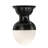 Glass Semi Flush Mount