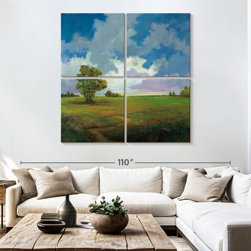 Alvord Blue Sky, 74" H x 74" W