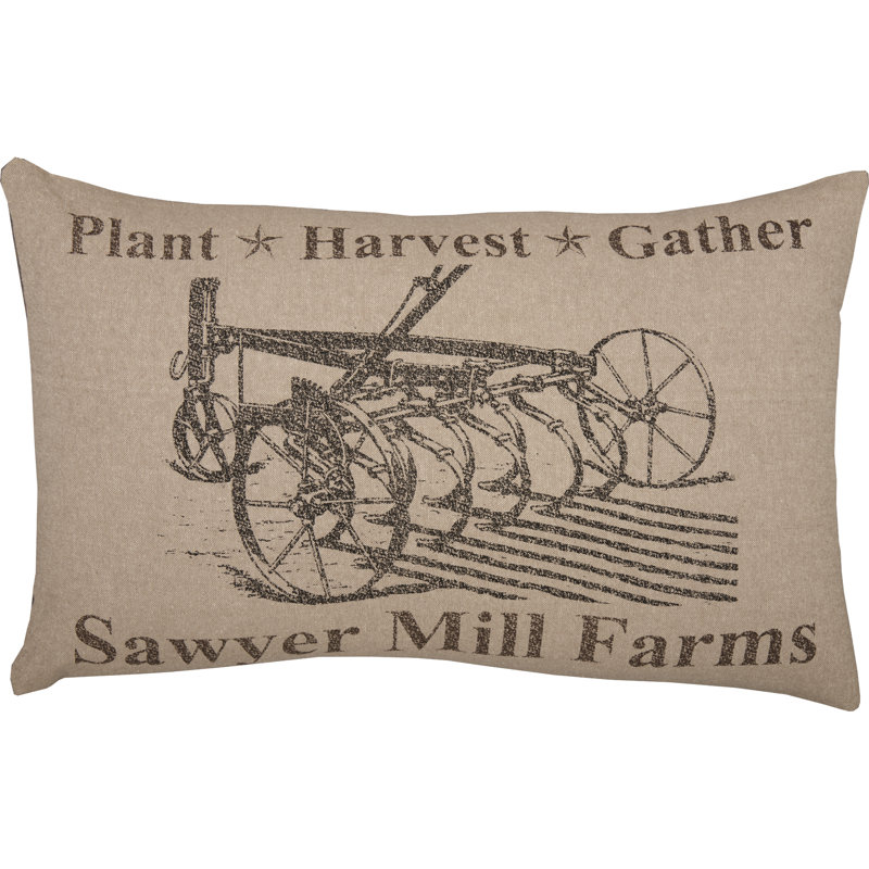 Plow Cotton Lumbar Pillow