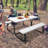 Dion 4 - Person Patio Dining Set with Rectangular Table-1756416382