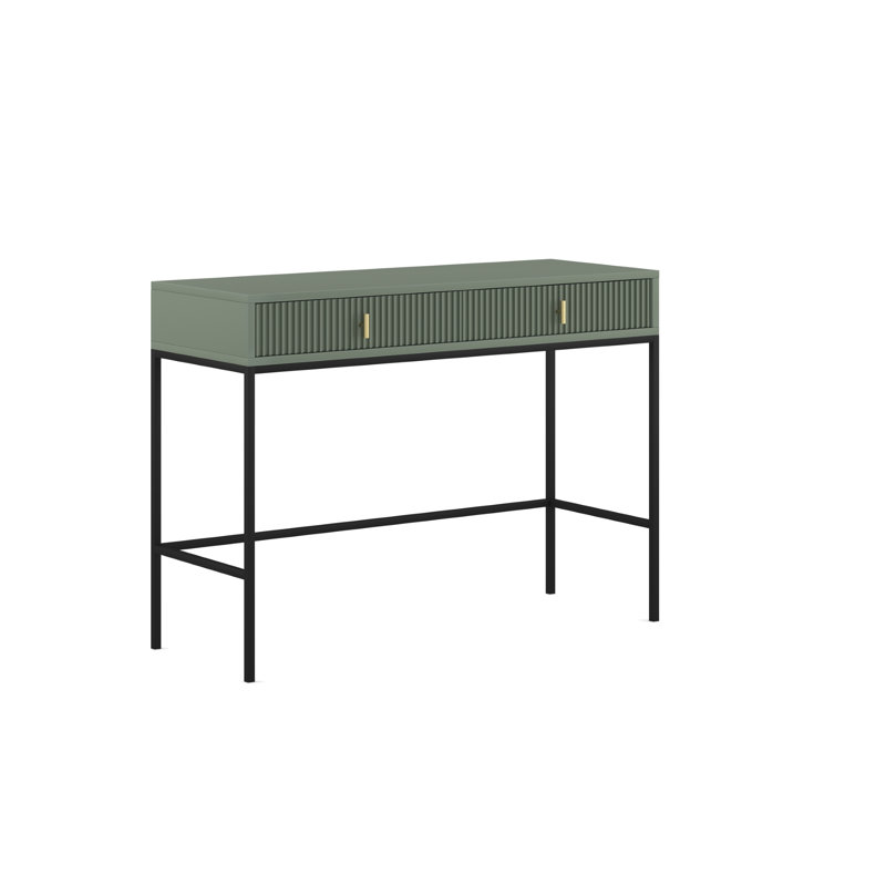 Maggiore Dressing Table, Green/Black/Gold