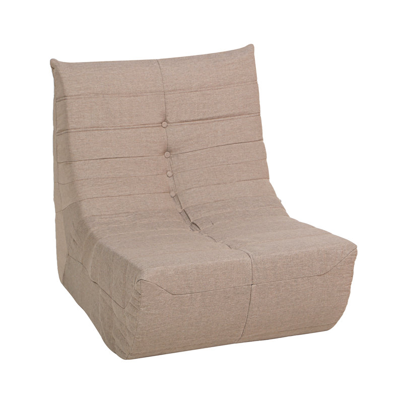 Fauteuil en mousse compressée brun Deko Living, Polyester brun