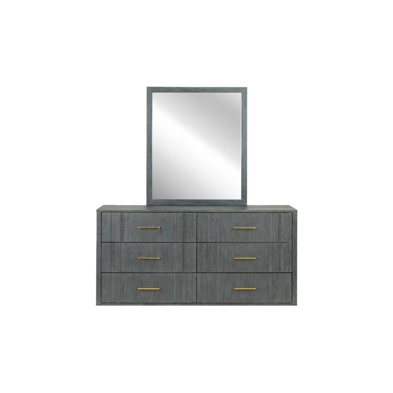 Miroir de commode gris Nantucket