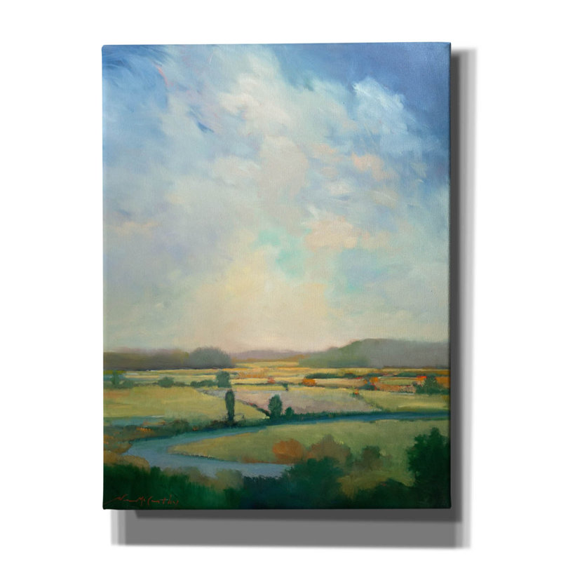 «First Turn» par William Mccarthy, reproduction d'art sur toile, H 16 po x l 12 po x P 0,75 po