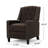 Classic Dark Grey Fabric Push Back Chair-130660663