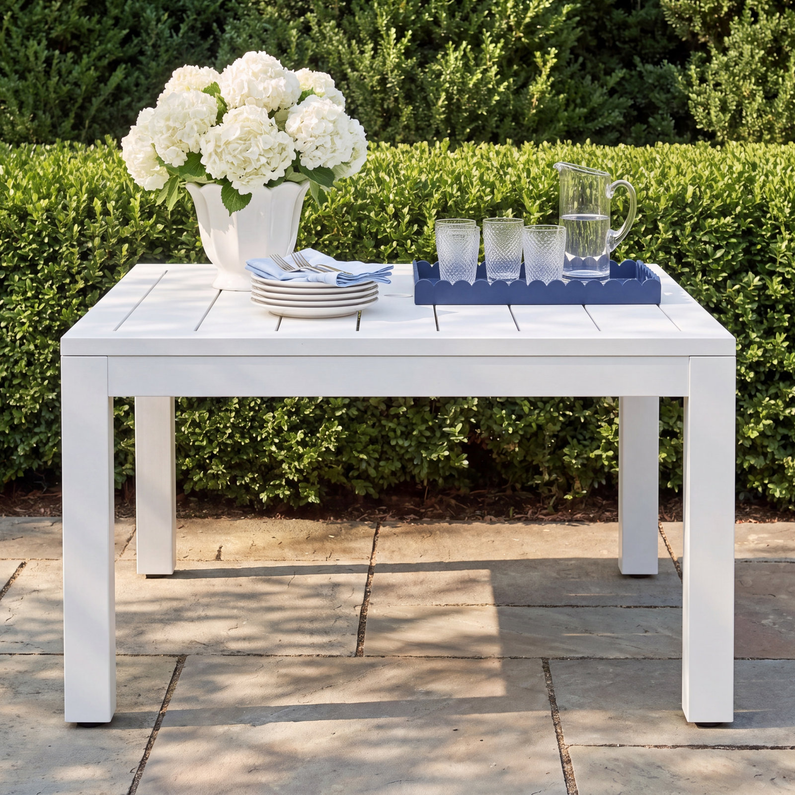 Camela Aluminum Outdoor Dining Table