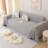Solid Color Minimalist Cotton Fleece Couch Cover-1938253496-1938253499