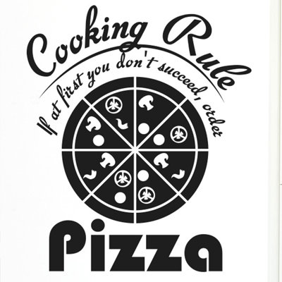 Food & Beverage Non-Wall Damaging Wall Decal