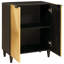 Solid Wood Rectangle Accent Cabinet