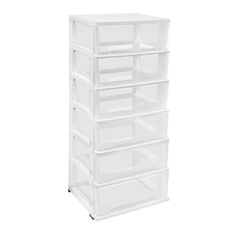 Laraye Rolling Storage Cart, White