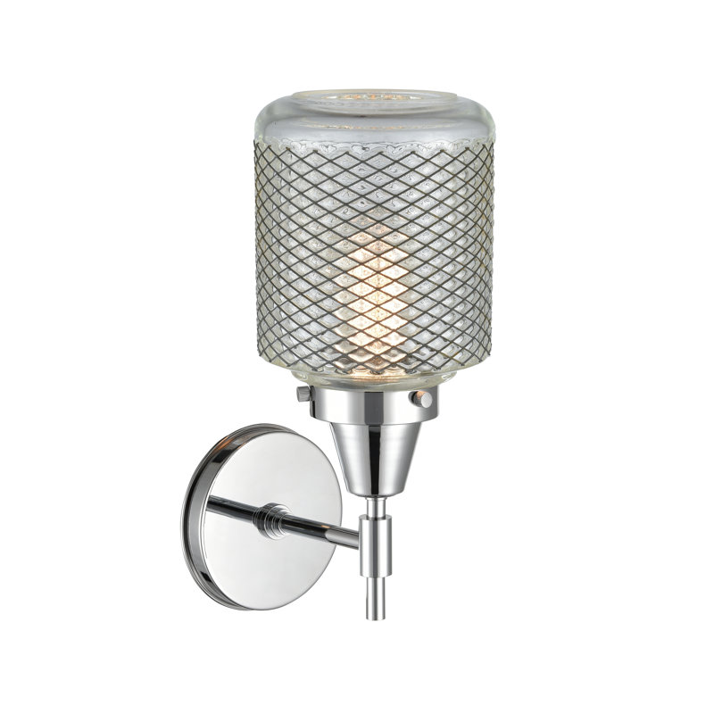 Gayle Chrome Armed Sconce, Polished Chrome, LED