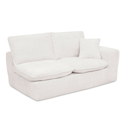 Upholstered 44.16 " Boucle Sofa