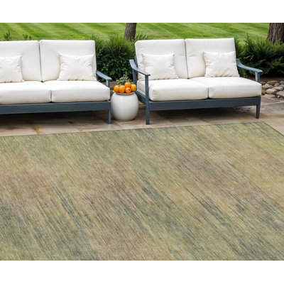 Tapis intérieur lavable abstrait doré 10 pi x 14 pi