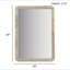 Miroir mural en rotin