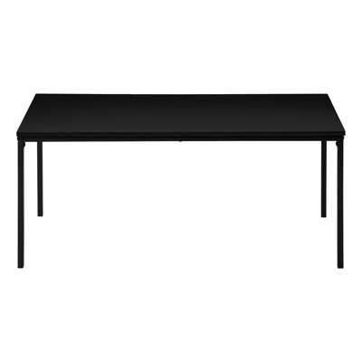 Fashionable 3Pcs Table , Black Metal With Laminate Tops, Contemporary Design, Easy Assembly, Durability , & Metal, Everyday