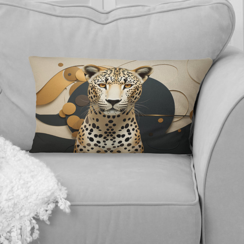 Coussin Leopard Elegance