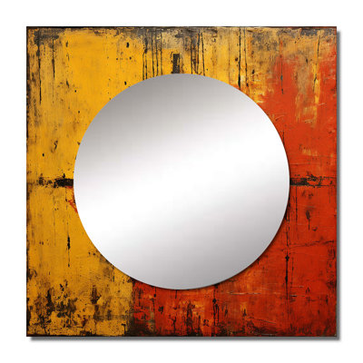 Elodi - Geometric Square Mirror For Wall Art Decor