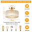 Crystal Semi Flush Mount-377080247