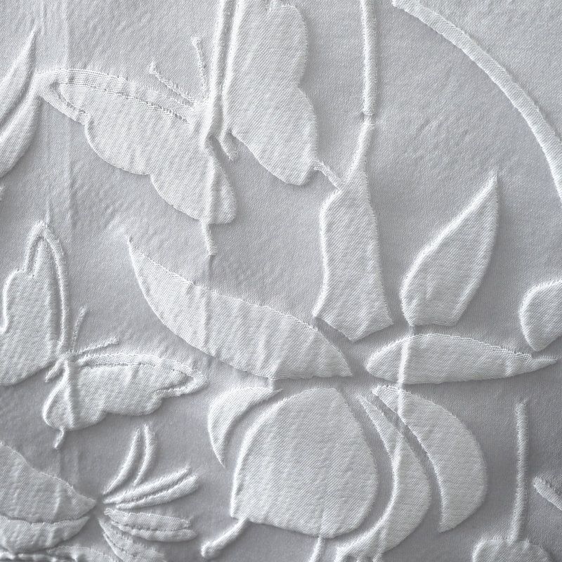 HAWORTH Cotton Blend Floral Duvet Cover Set with Pillowcases Included, Silver, Single Duvet Cover  + 1 Standard Pillowcase