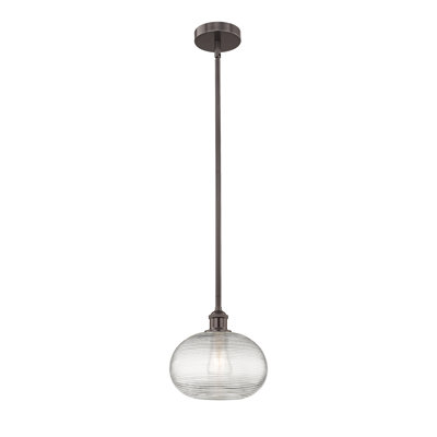 Luminaire suspendu 1 tige Edison Adamariz-616-G555