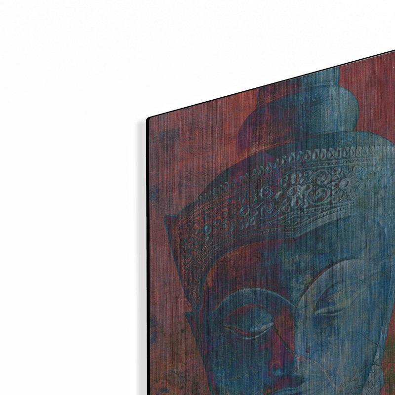 «Blue Buddha Head» par Elena Ray, H 16 po x l 12 po