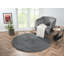 Shaggy Lush dark grey Rug-1187005435