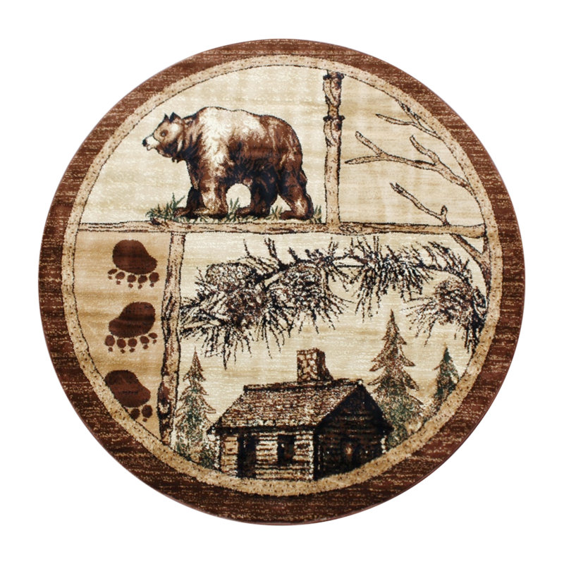 Tapis d'intérieur Daegal, Rond 6 pi