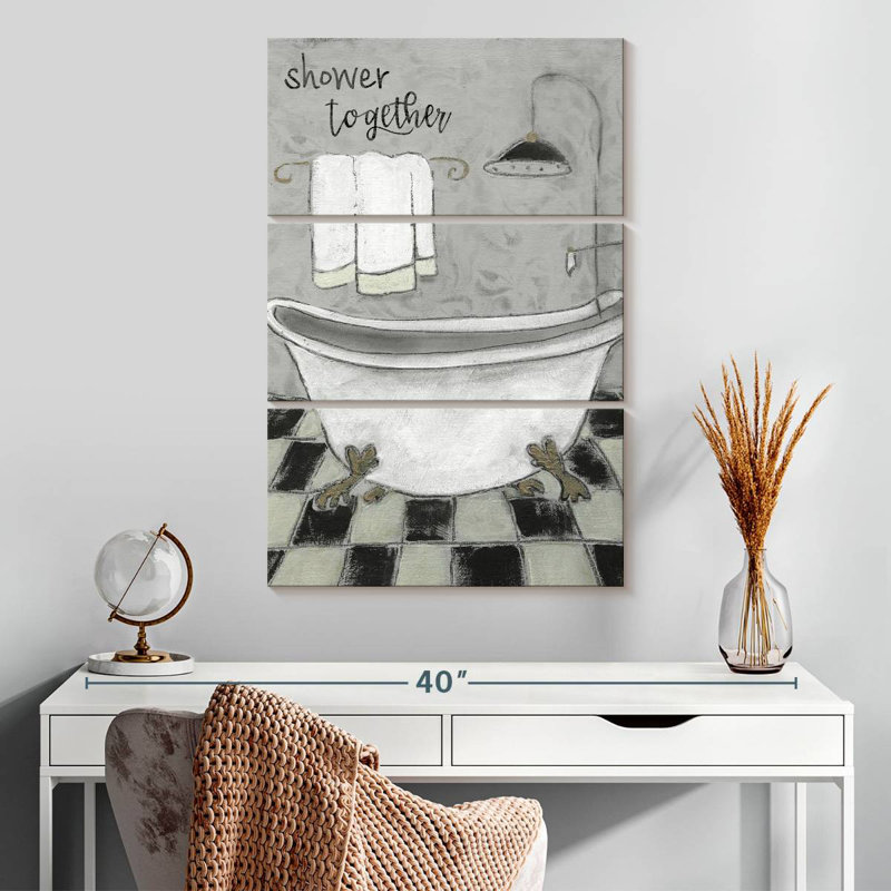 Ketti Shower Together Bath, 32" H x 20" W