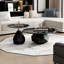 Table basse moderne simple ronde en marbre-104349809