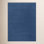 Crowe Dark Blue Hand-Woven Wool Rug