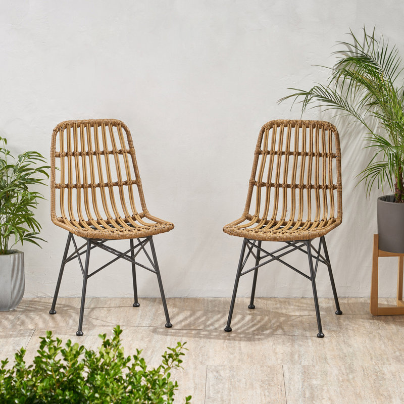 Chaise SAWTELLE, chaise, Brun clair/noir