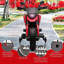 6V Kids Electric Ride On Motorcycle with Training Wheels, Max 30kg Capacity, 2-5Mph Speed, Music & LED Light for Ages 3-8, Red