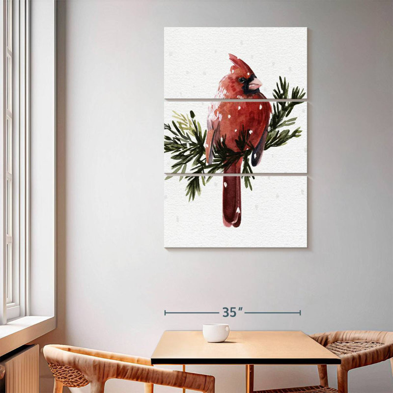 Brampt cardinal avec neige I