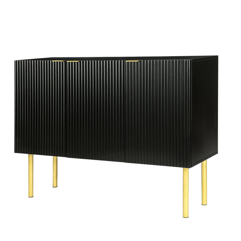 Agnius 120cm Sideboard, Black