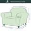 Spandex Soft Textured Stretchy Box Cushion Armchair Slipcover-312867610