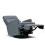 Fauteuil inclinable inclinable électrique pivotant en cuir fleur 29,9 po avec charge USB-A et USB-C-1728778599