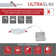 Nadair 6 Pack 6" Led Ic Rated Dimmable Swivel Ultra Slim Recessed Light With Junction Box 15W, 1125 Lumens, 3 Colour Setting, 3000K,4000K,5000K